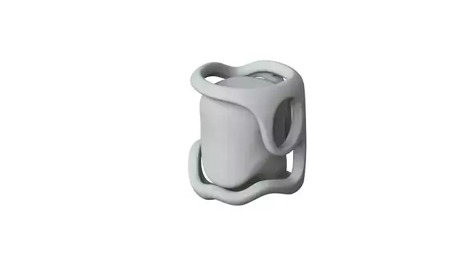 SciFi Shape Object Low Poly Low-poly 3D model