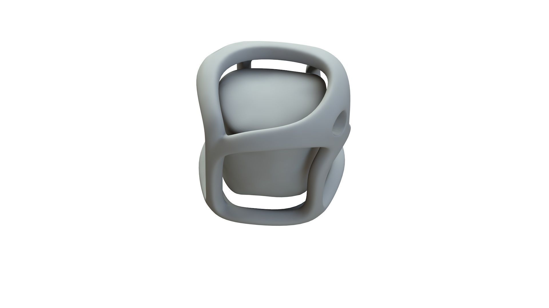 SciFi Shape Object Low Poly Low-poly 3D model_17