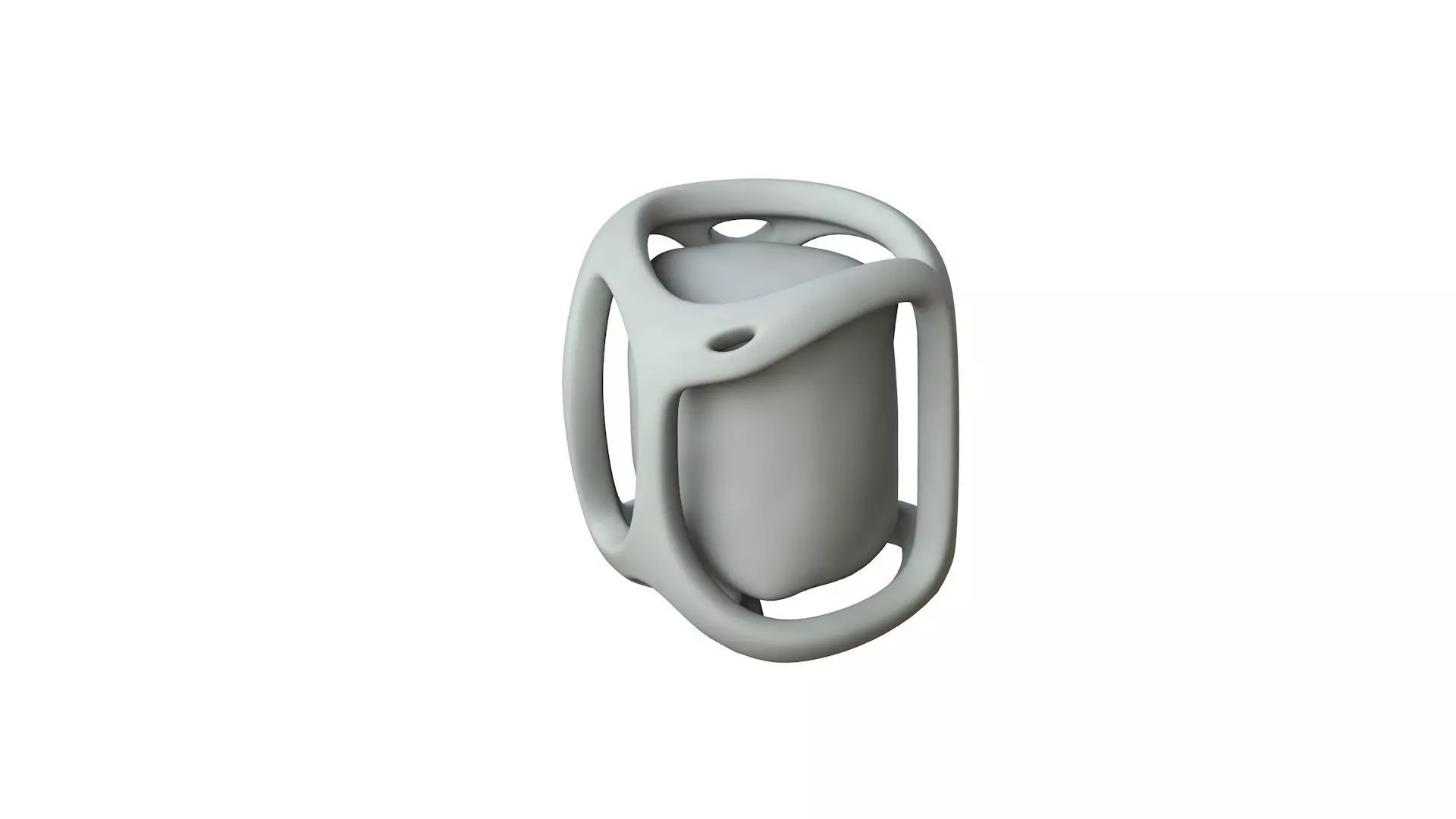 SciFi Shape Object Low Poly Low-poly 3D model_0