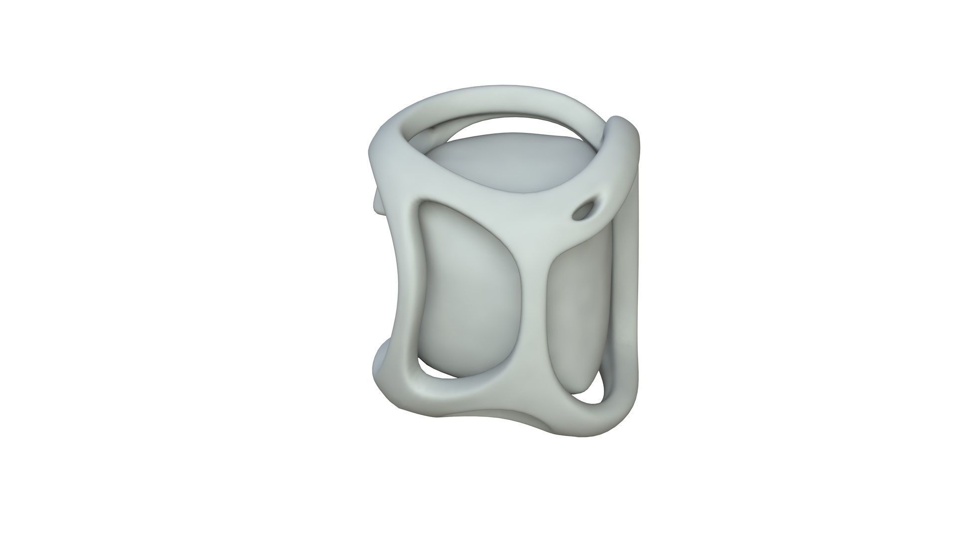 SciFi Shape Object Low Poly Low-poly 3D model_2