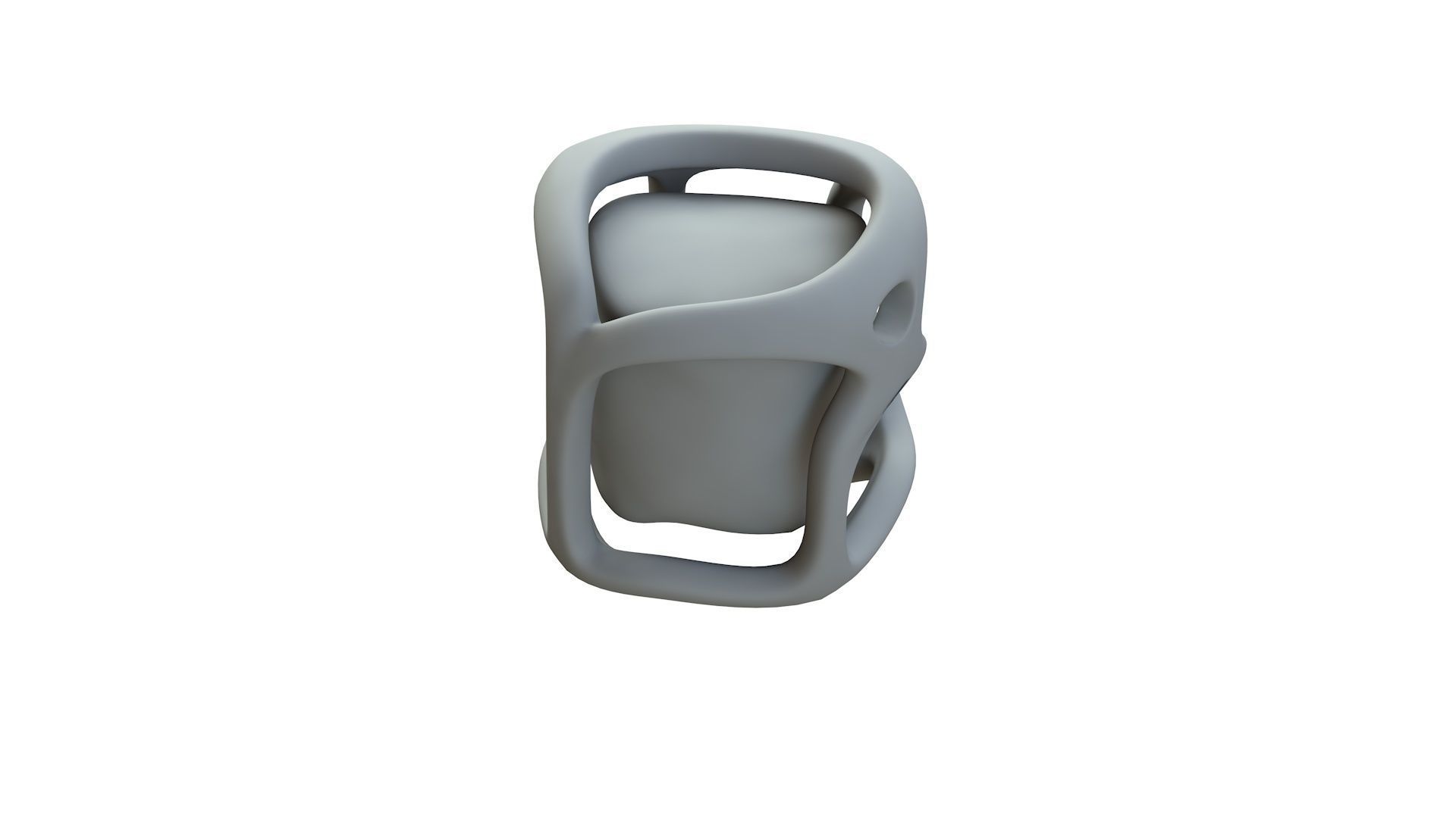 SciFi Shape Object Low Poly Low-poly 3D model_14