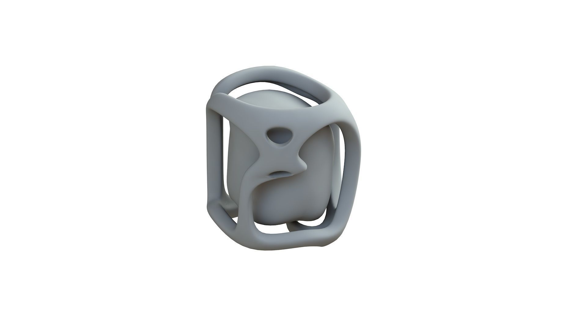 SciFi Shape Object Low Poly Low-poly 3D model_8