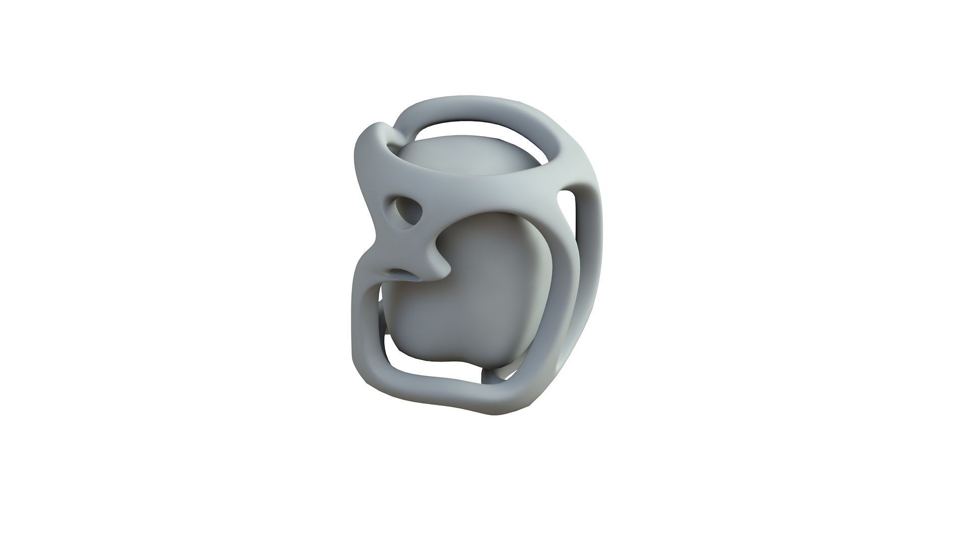 SciFi Shape Object Low Poly Low-poly 3D model_6