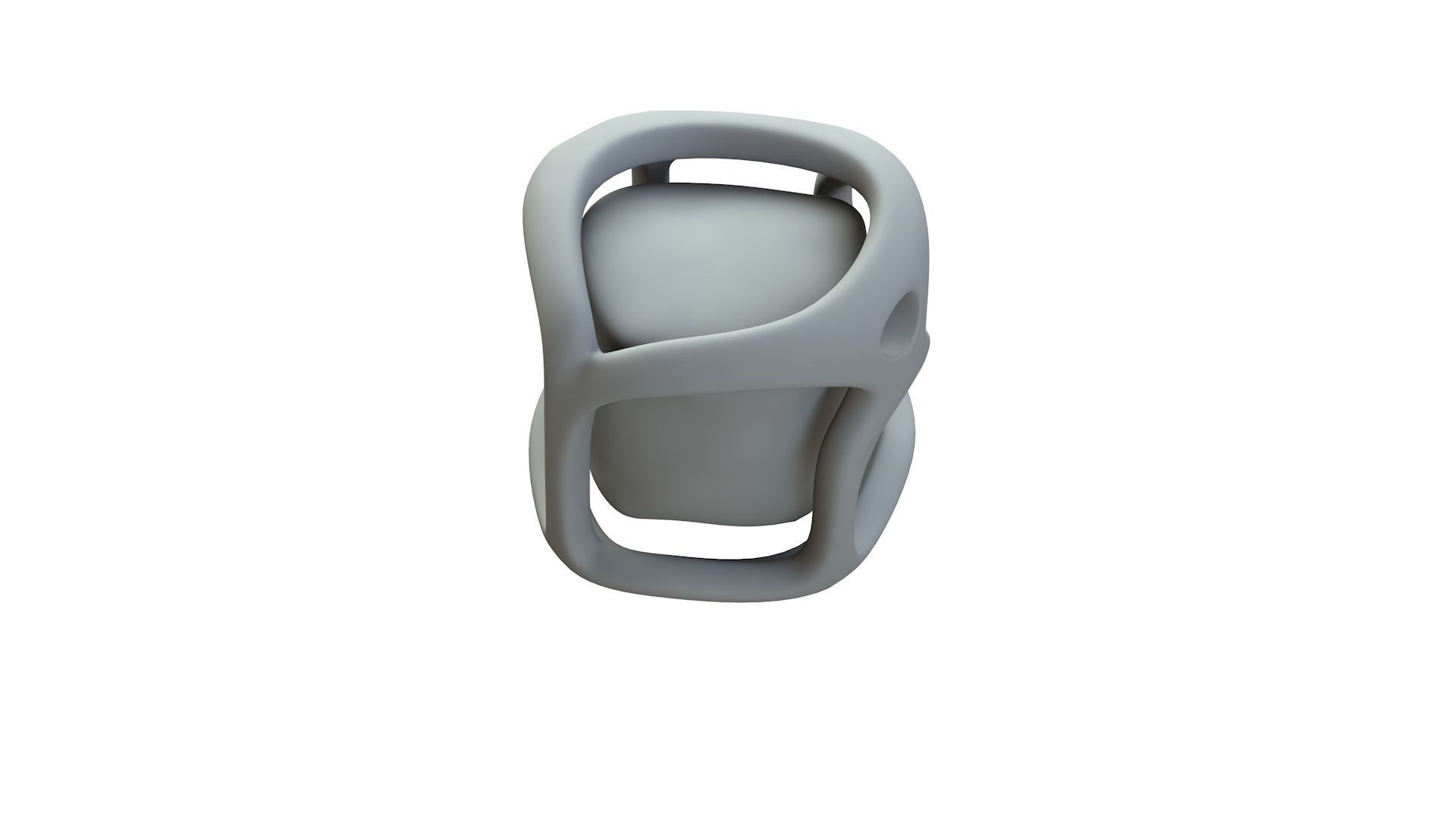 SciFi Shape Object Low Poly Low-poly 3D model_15