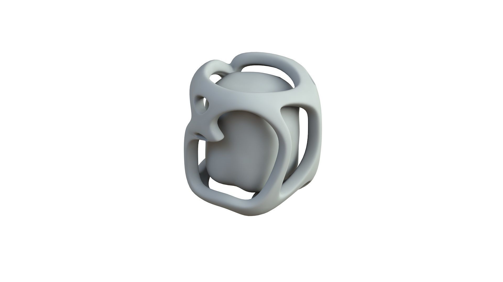 SciFi Shape Object Low Poly Low-poly 3D model_5