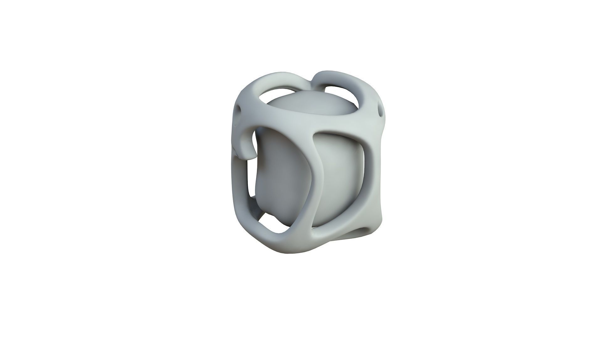 SciFi Shape Object Low Poly Low-poly 3D model_4