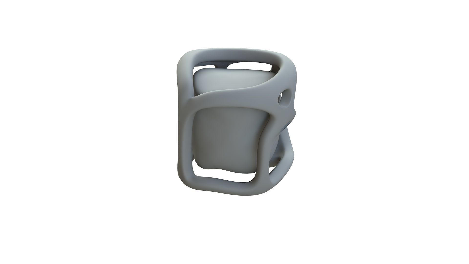 SciFi Shape Object Low Poly Low-poly 3D model_13