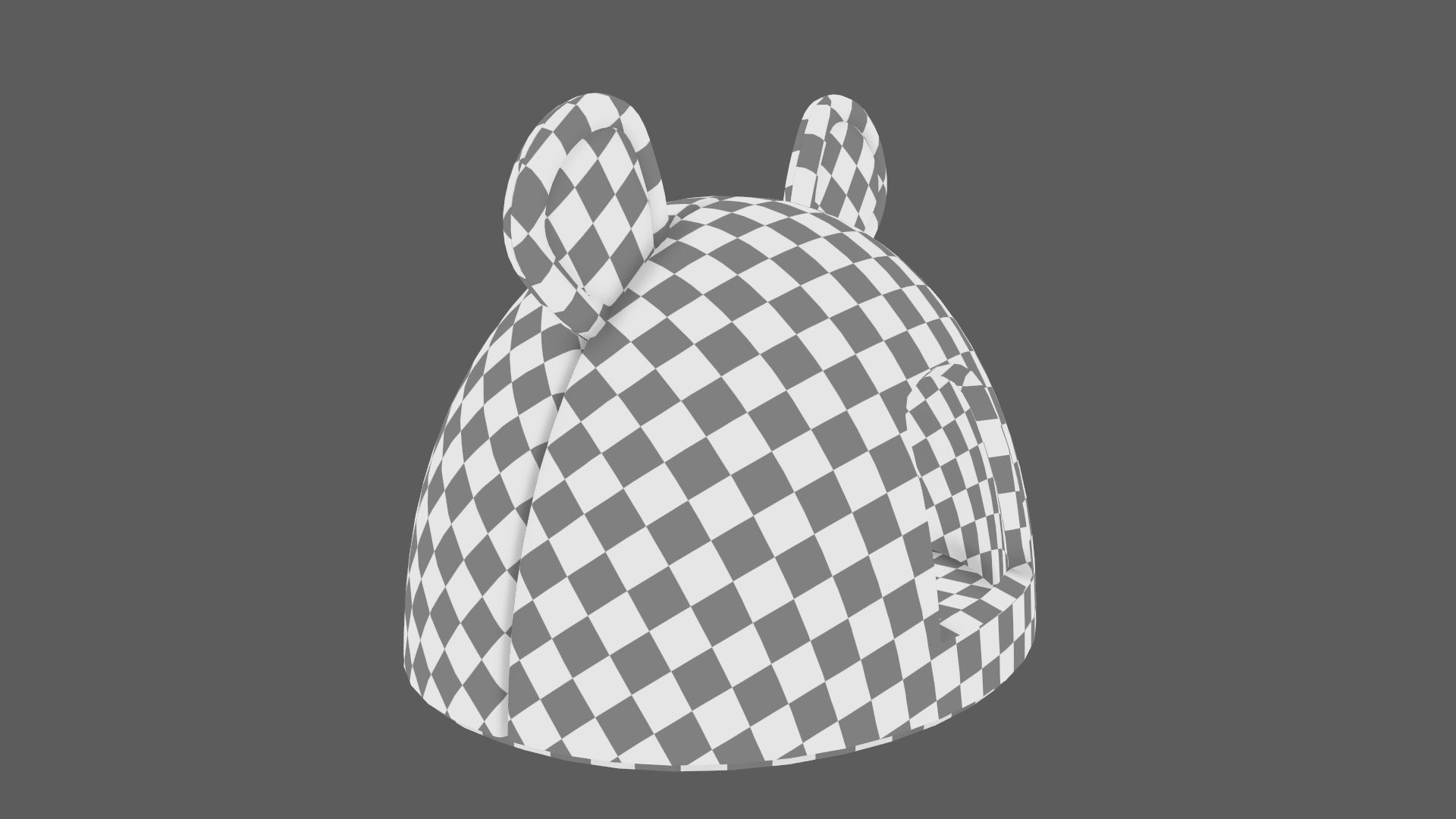 Mouse Meow Hut Cat Hut Cat Tent Blue 3D model_20