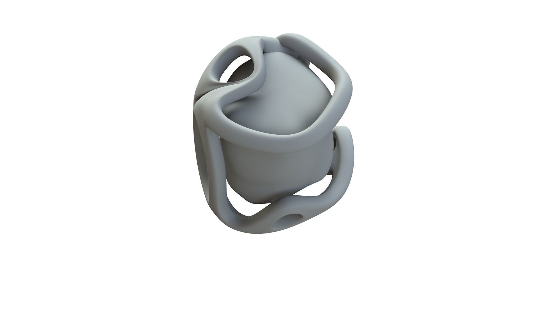 SciFi Shape Object Low Poly Low-poly 3D model_16