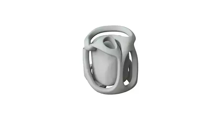 SciFi Shape Object Low Poly Low-poly 3D model
