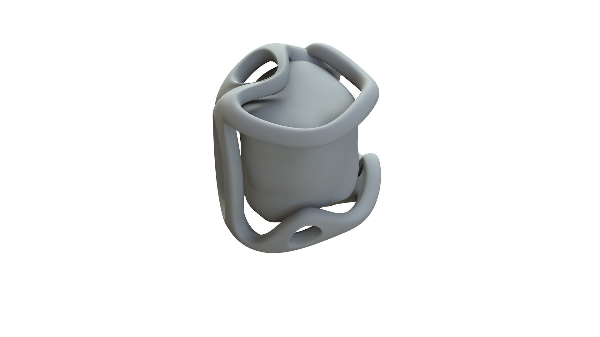 SciFi Shape Object Low Poly Low-poly 3D model_14