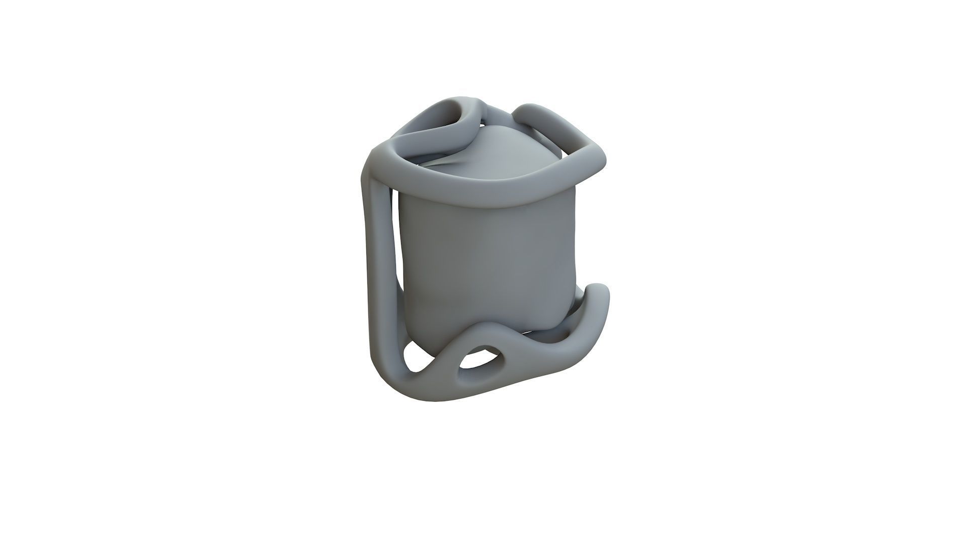 SciFi Shape Object Low Poly Low-poly 3D model_12