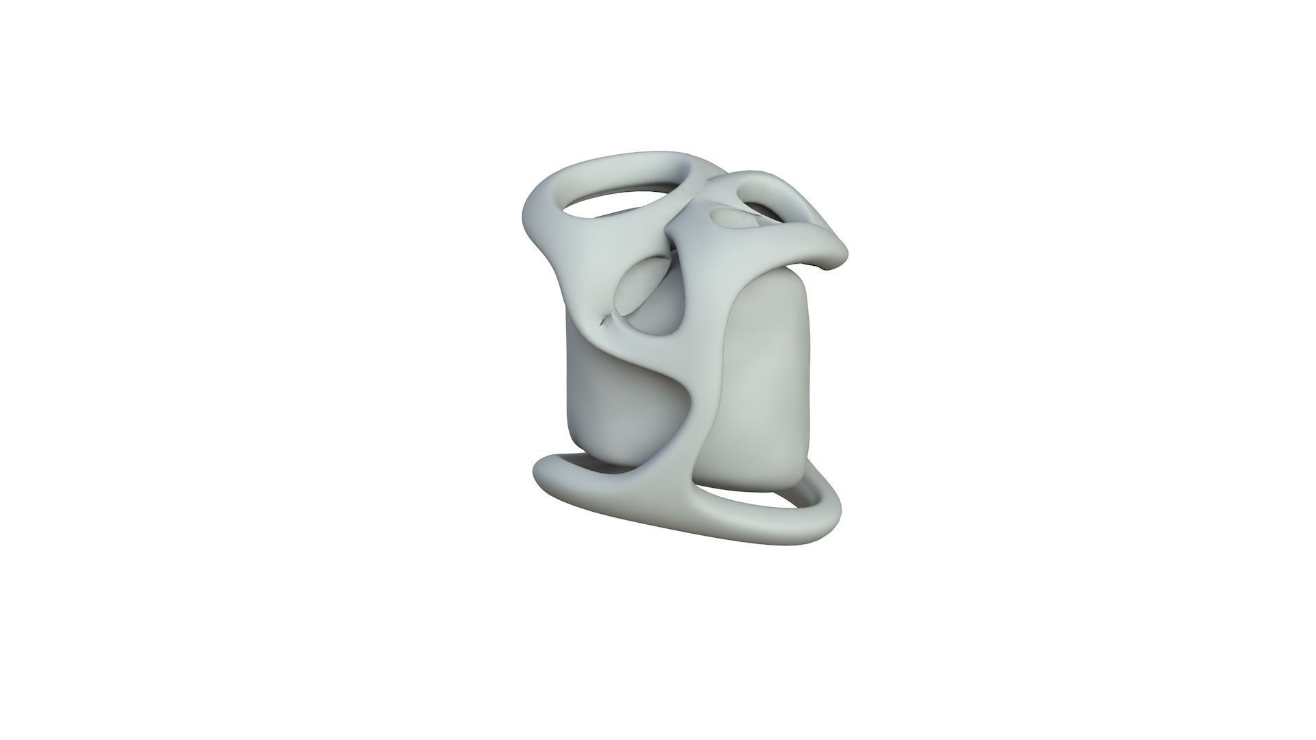 SciFi Shape Object Low Poly Low-poly 3D model_3