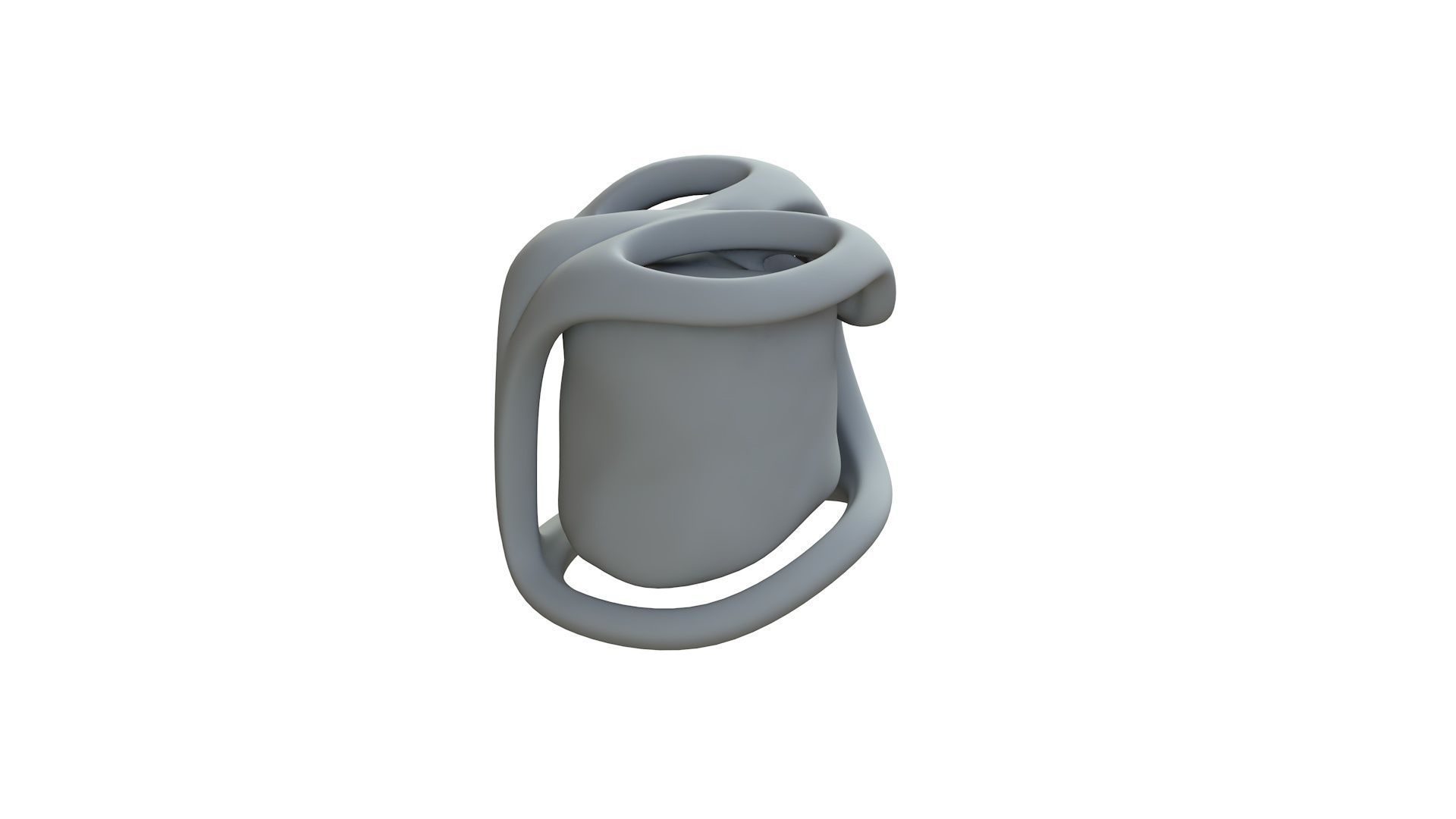 SciFi Shape Object Low Poly Low-poly 3D model_10