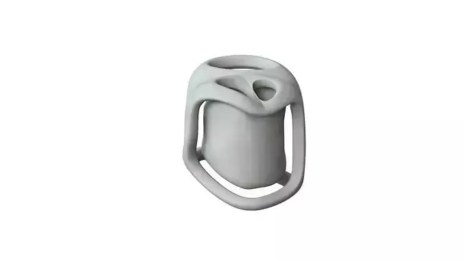 SciFi Shape Object Low Poly Low-poly 3D model