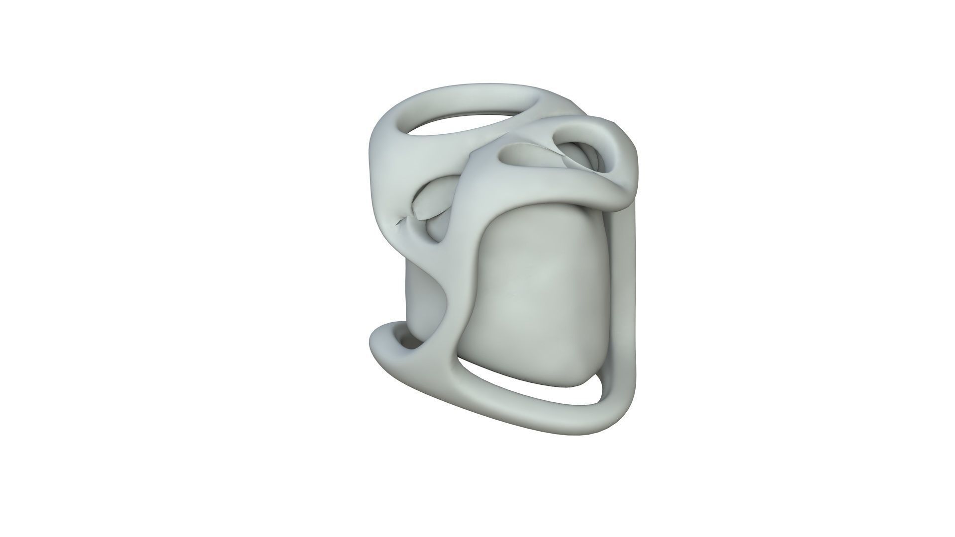 SciFi Shape Object Low Poly Low-poly 3D model_2