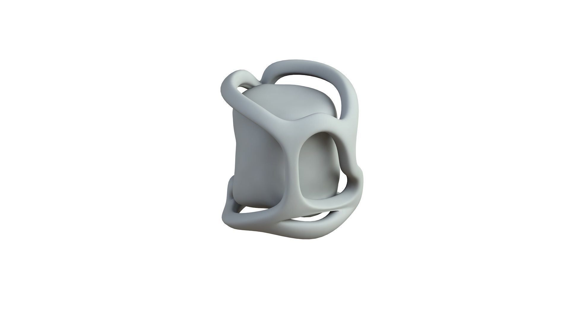 SciFi Shape Object Low Poly Low-poly 3D model_5