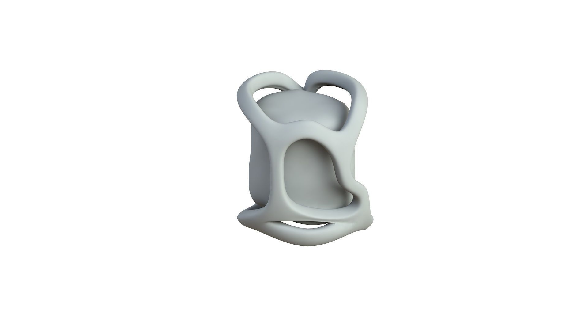 SciFi Shape Object Low Poly Low-poly 3D model_4