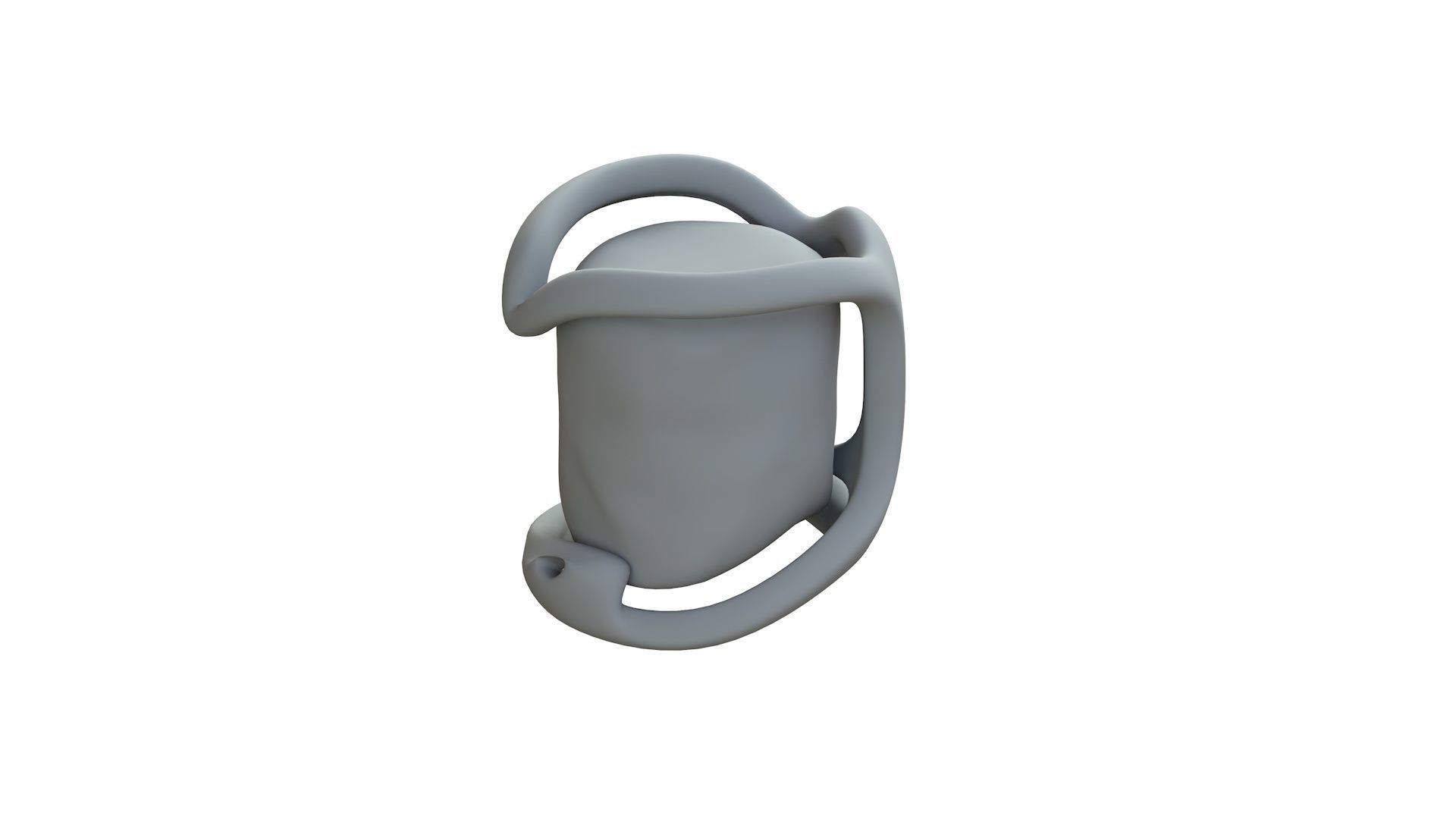 SciFi Shape Object Low Poly Low-poly 3D model_10