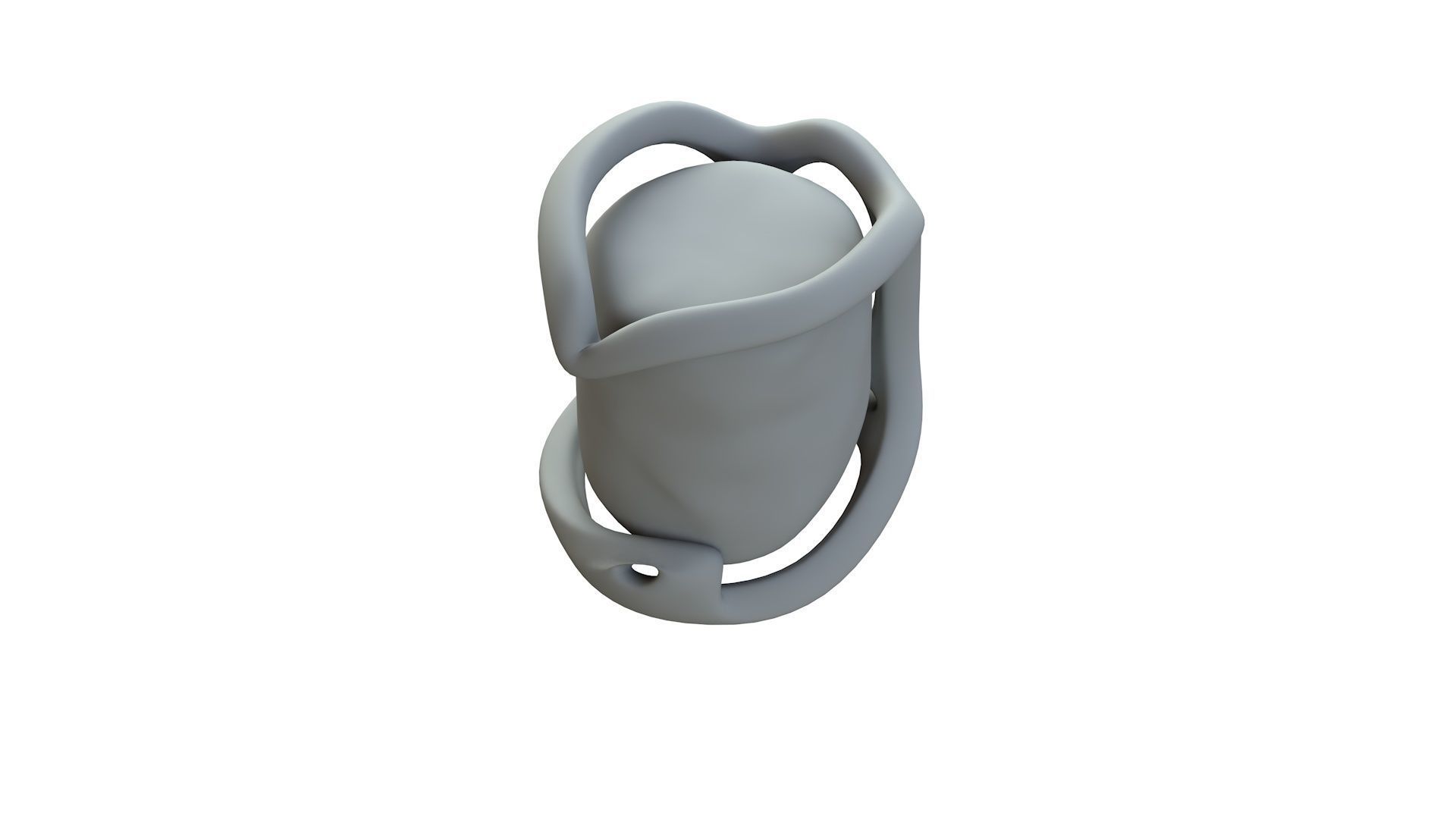 SciFi Shape Object Low Poly Low-poly 3D model_14