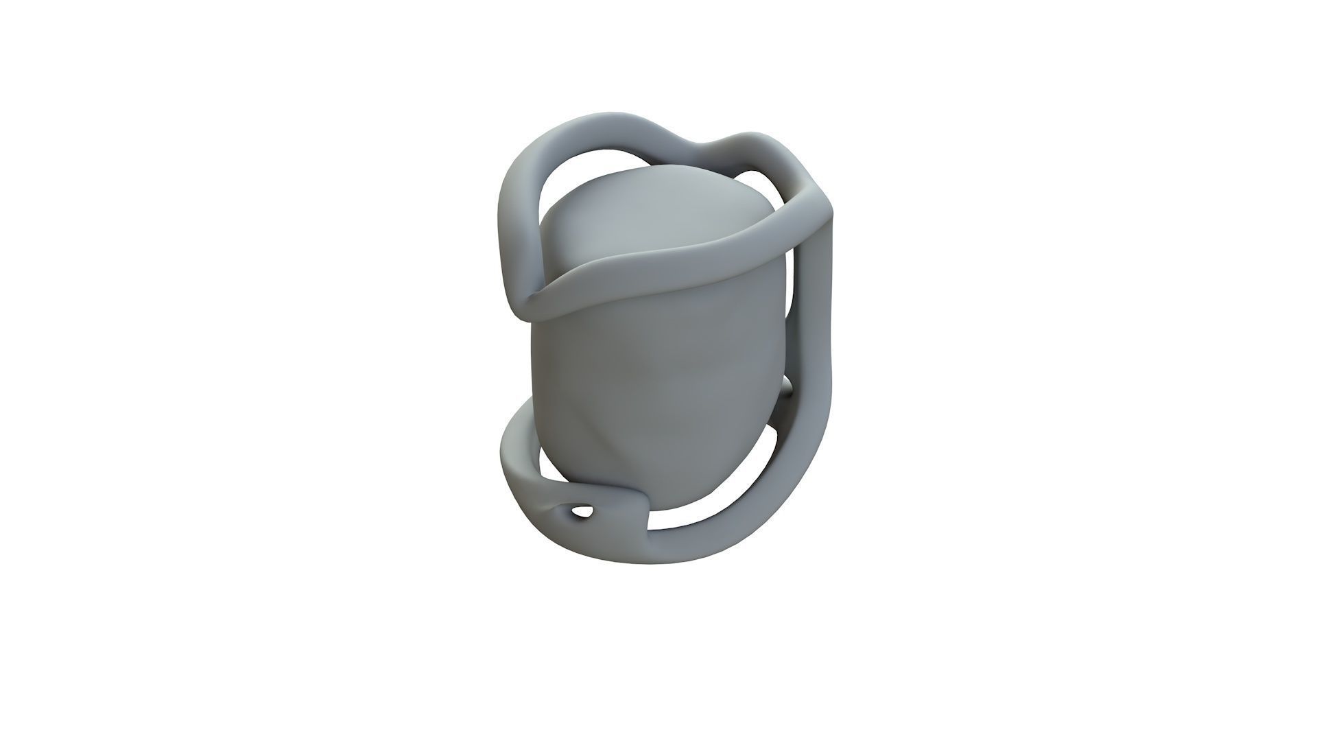 SciFi Shape Object Low Poly Low-poly 3D model_13