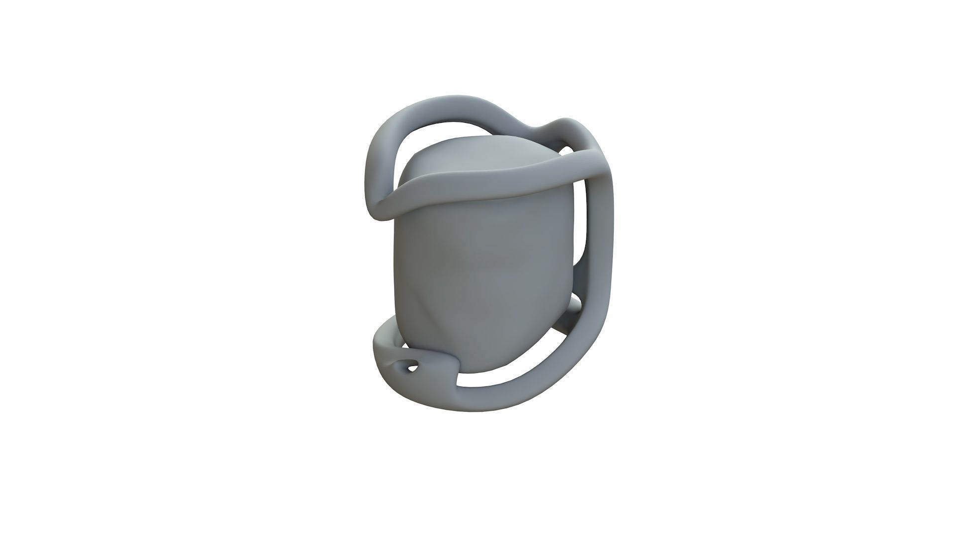 SciFi Shape Object Low Poly Low-poly 3D model_11