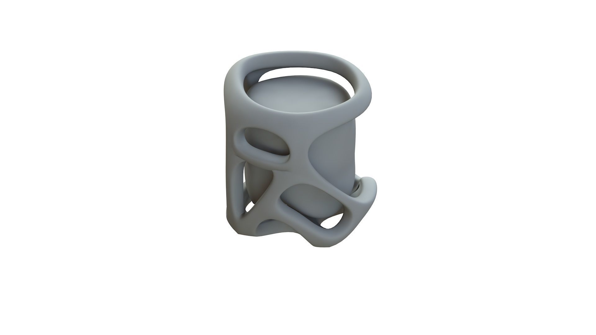 SciFi Shape Object Low Poly Low-poly 3D model_13