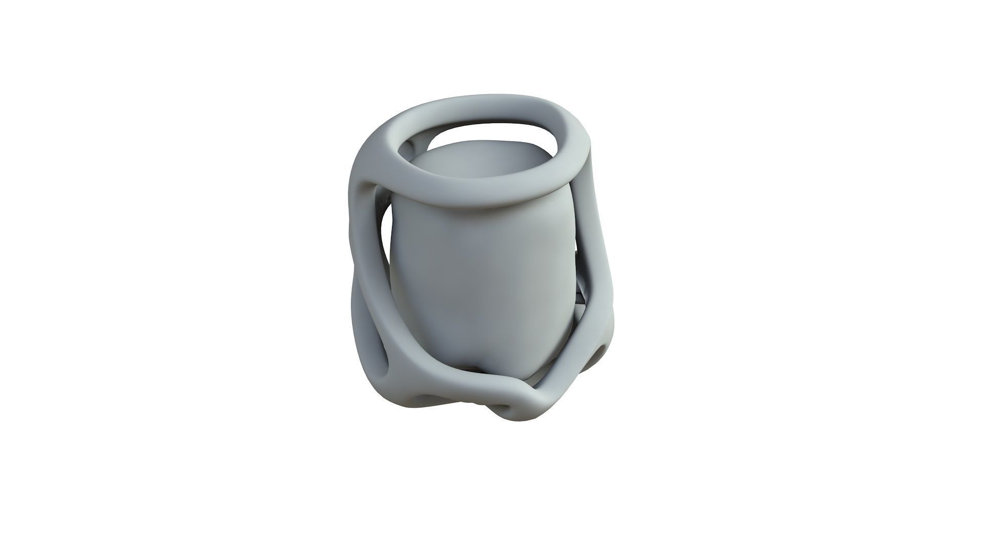 SciFi Shape Object Low Poly Low-poly 3D model_6