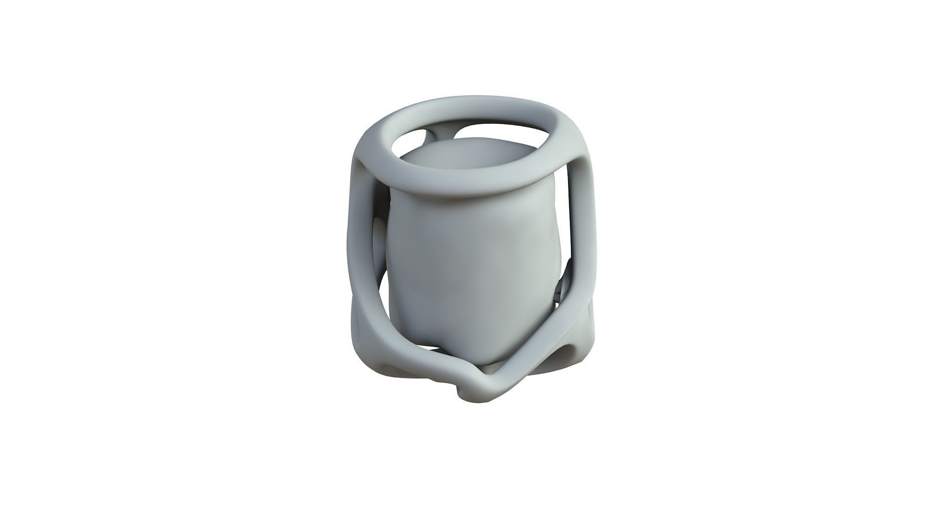 SciFi Shape Object Low Poly Low-poly 3D model_5