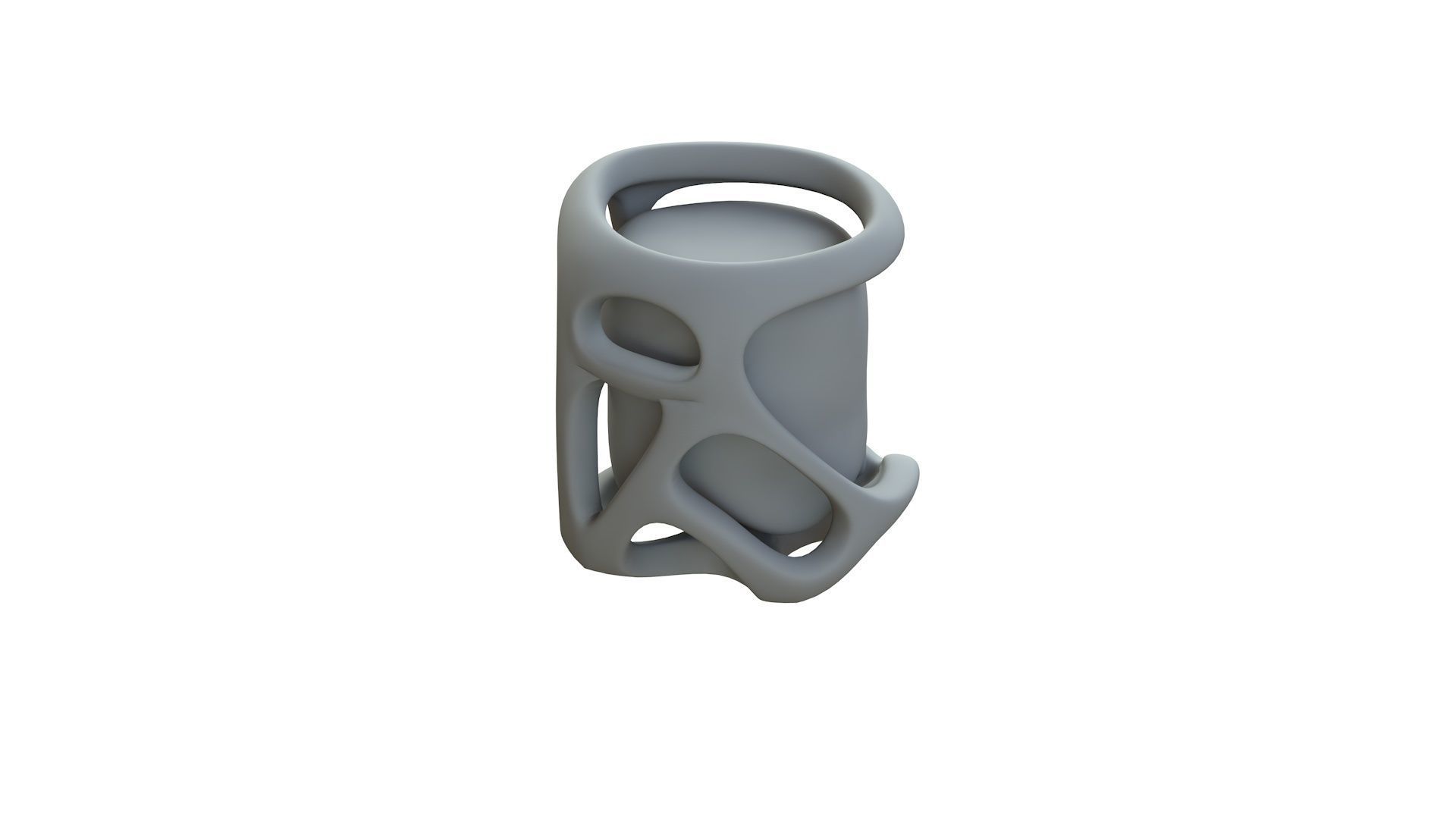 SciFi Shape Object Low Poly Low-poly 3D model_12