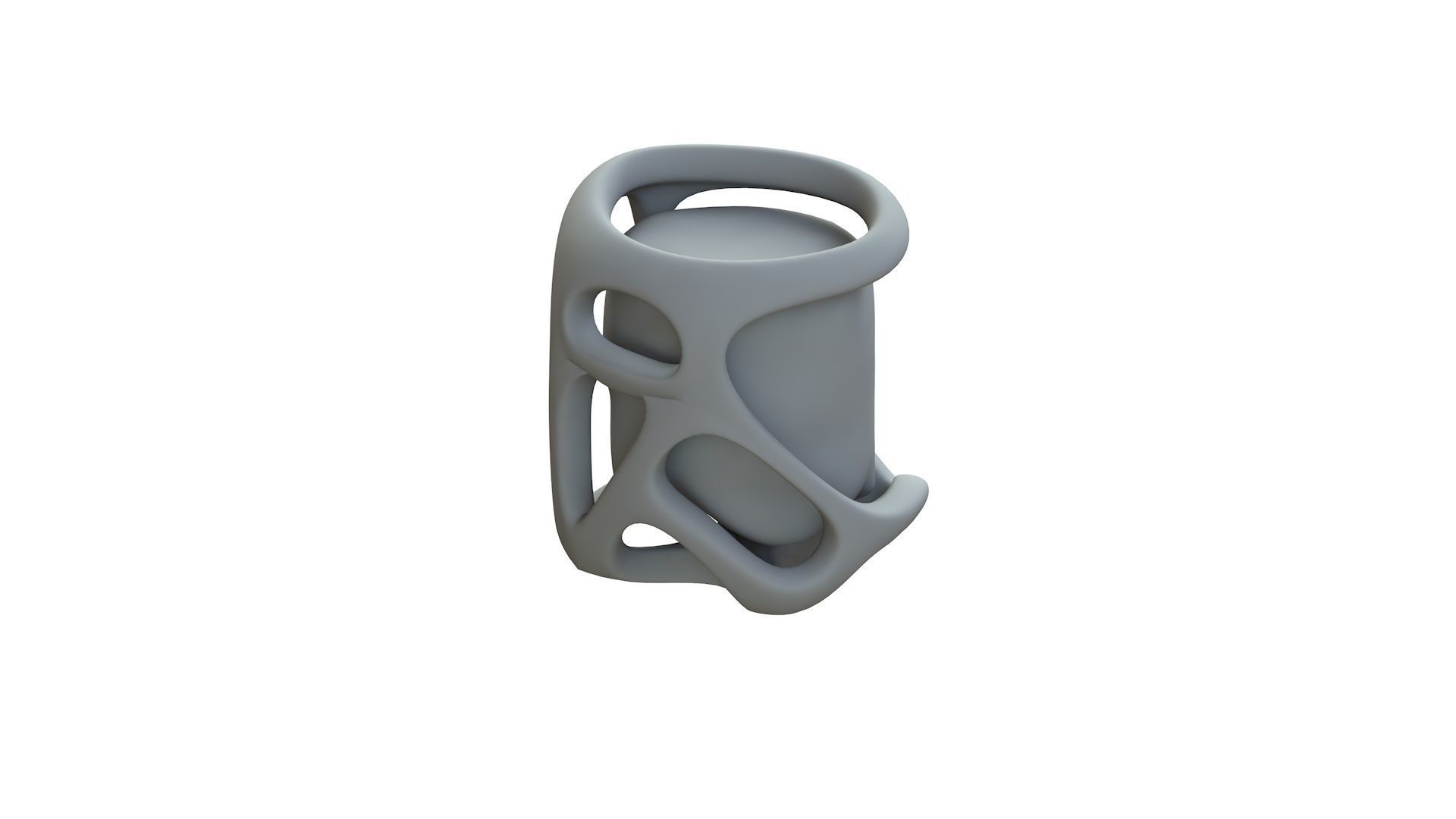 SciFi Shape Object Low Poly Low-poly 3D model_11