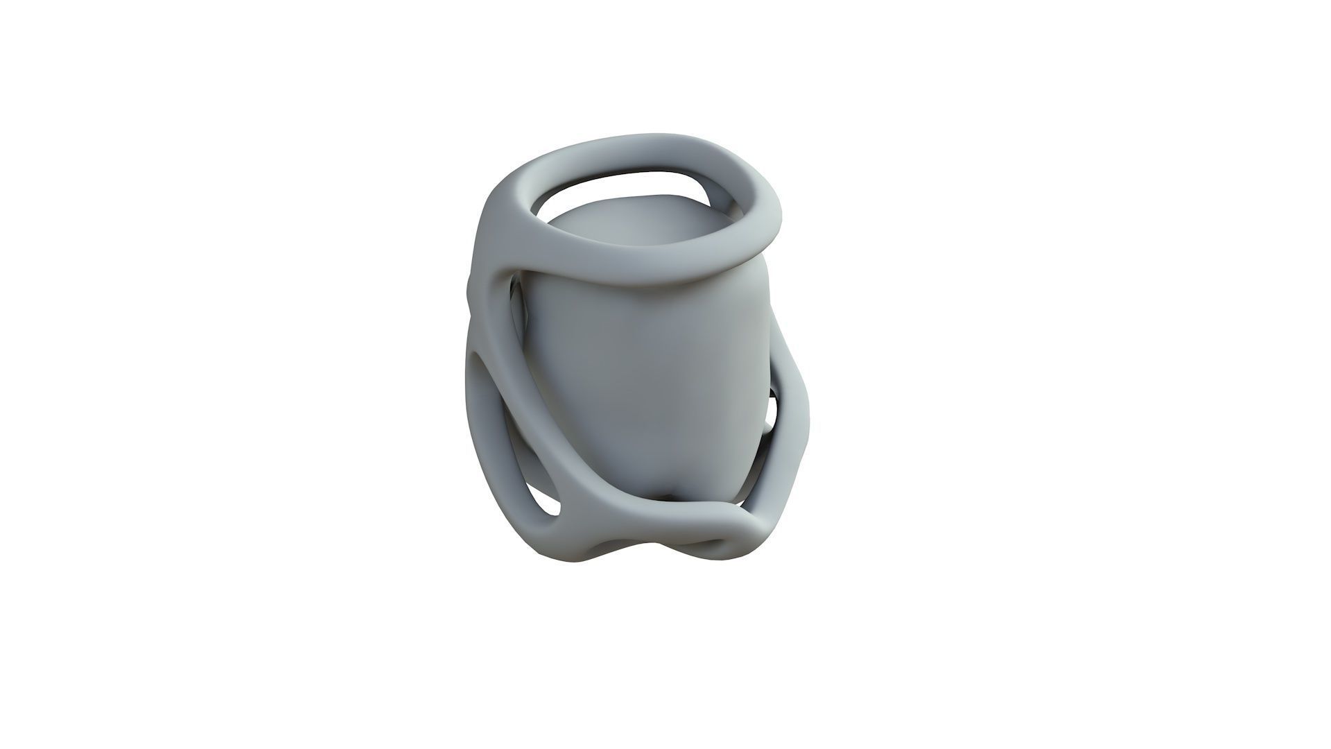 SciFi Shape Object Low Poly Low-poly 3D model_7