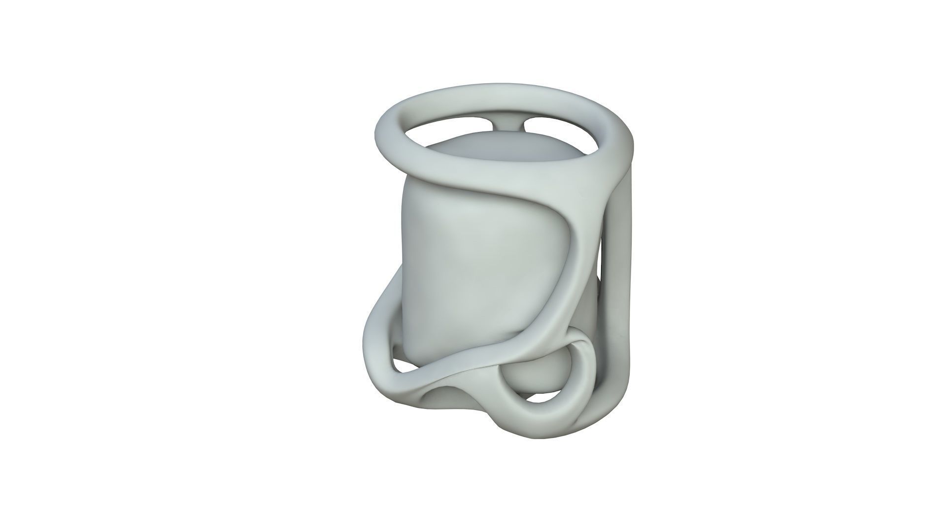 SciFi Shape Object Low Poly Low-poly 3D model_2