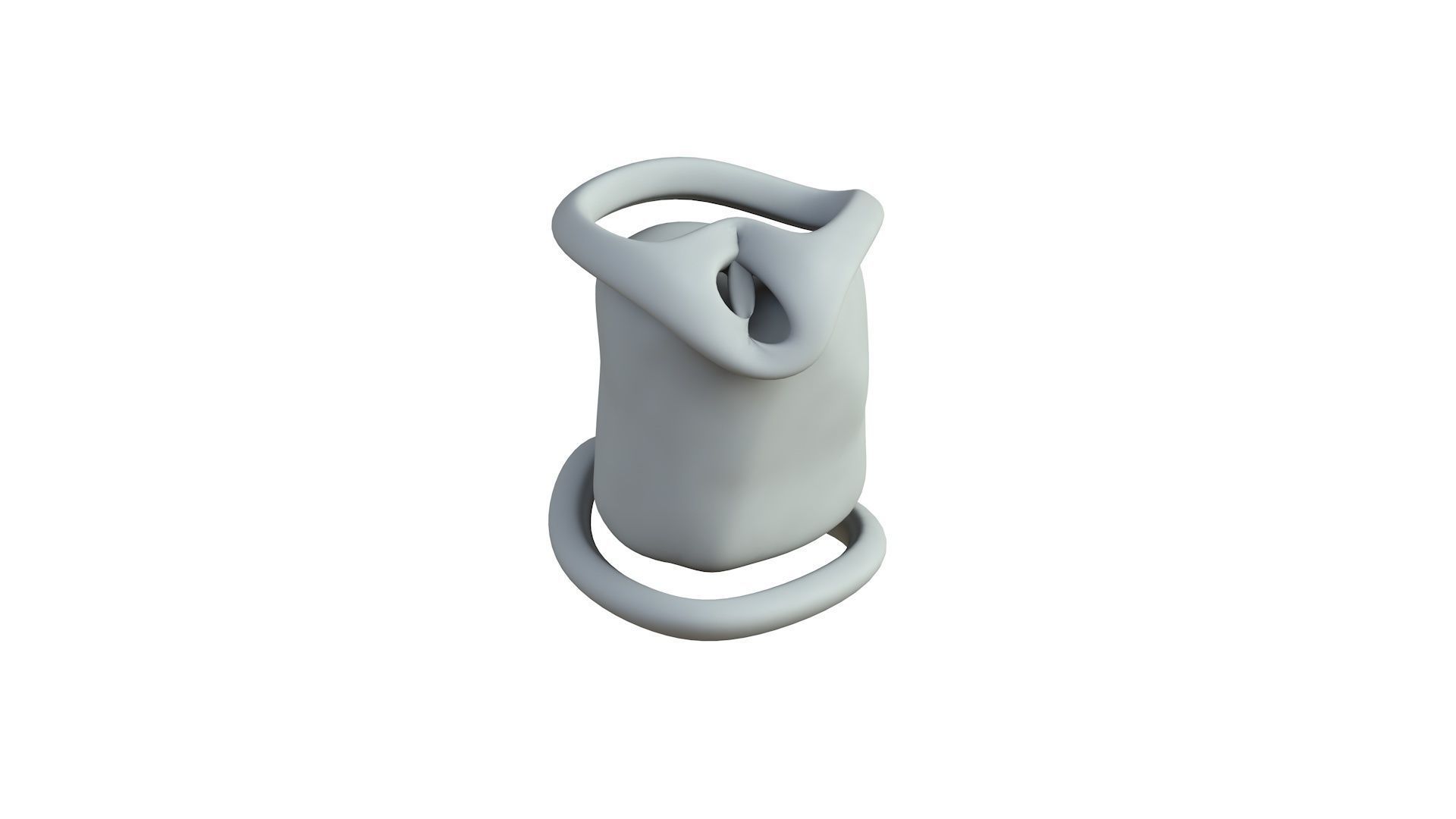 SciFi Shape Object Low Poly Low-poly 3D model_5