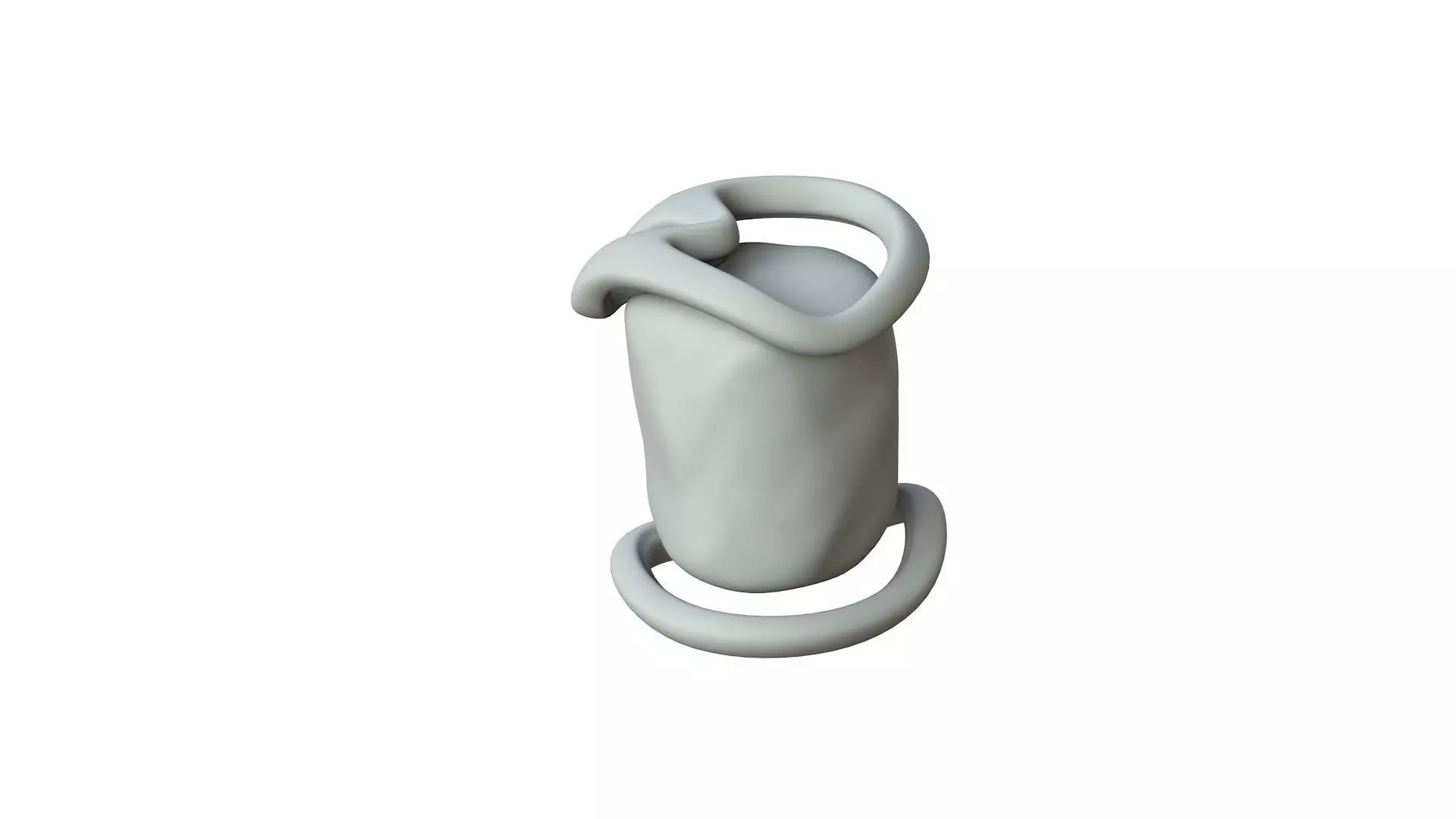 SciFi Shape Object Low Poly Low-poly 3D model_0