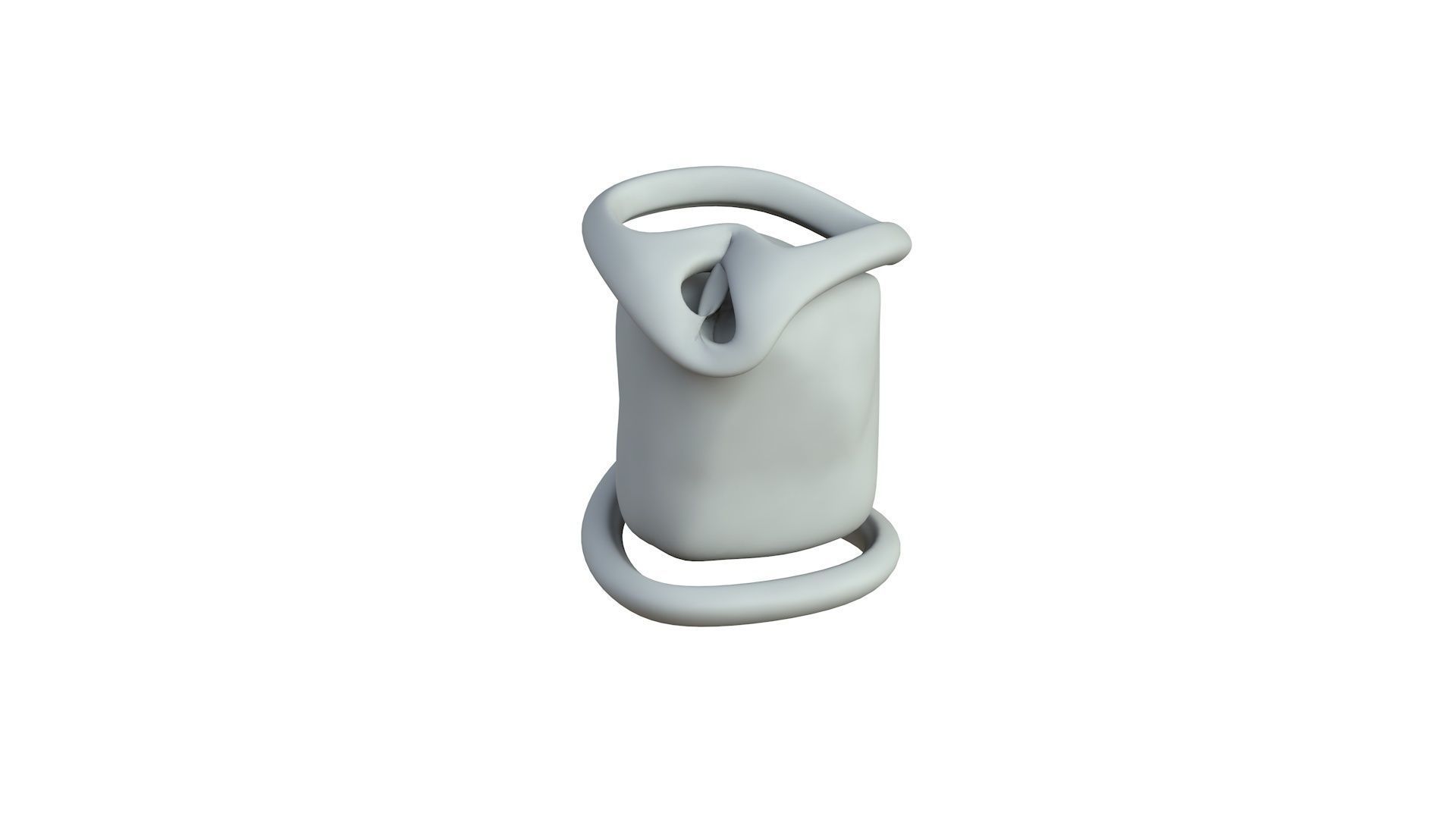 SciFi Shape Object Low Poly Low-poly 3D model_4