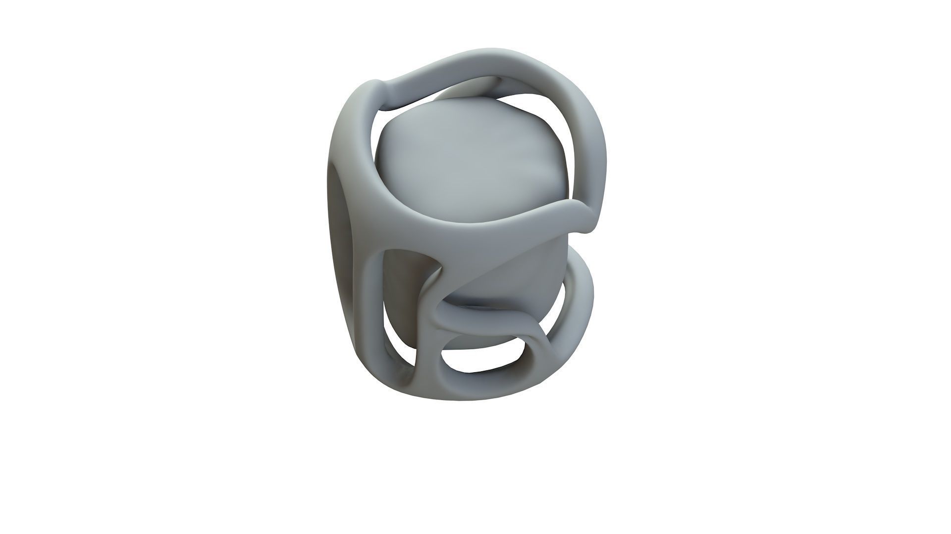 SciFi Shape Object Low Poly Low-poly 3D model_17