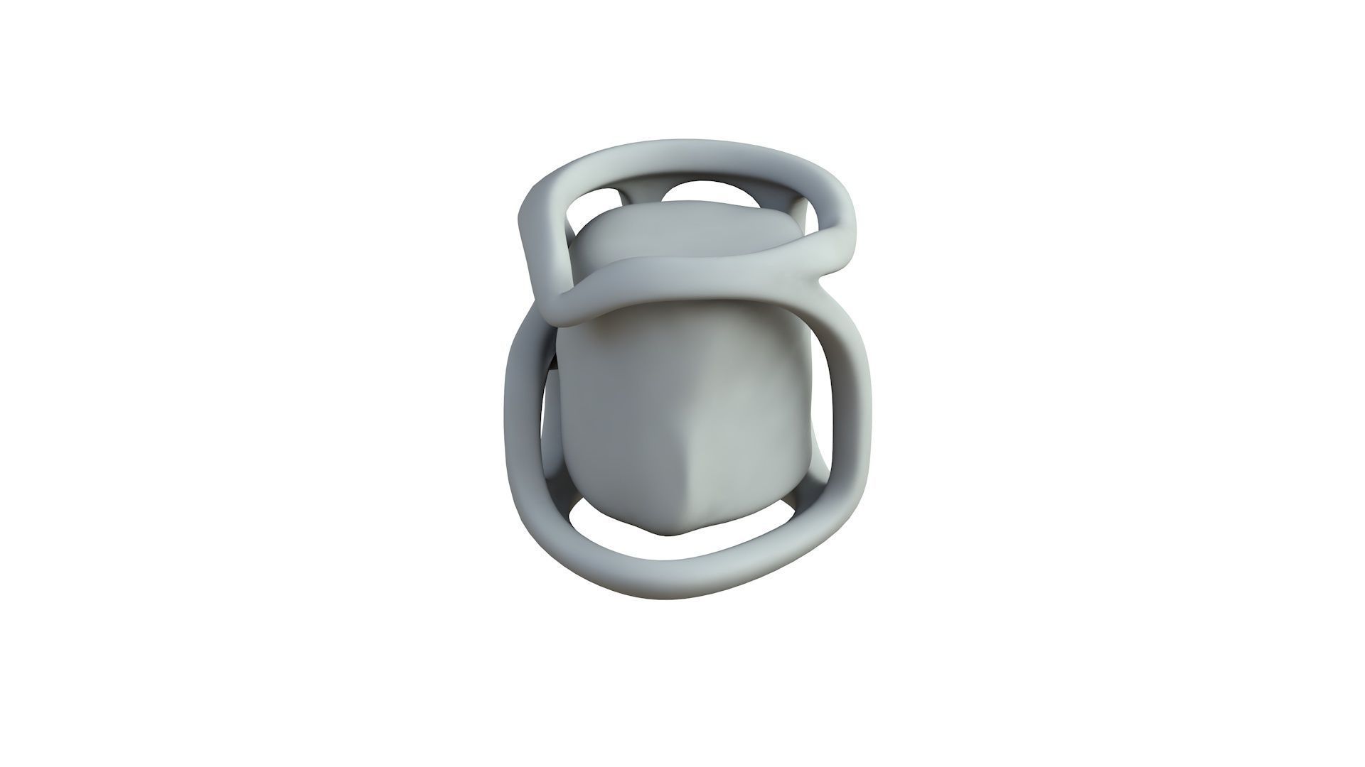 SciFi Shape Object Low Poly Low-poly 3D model_5