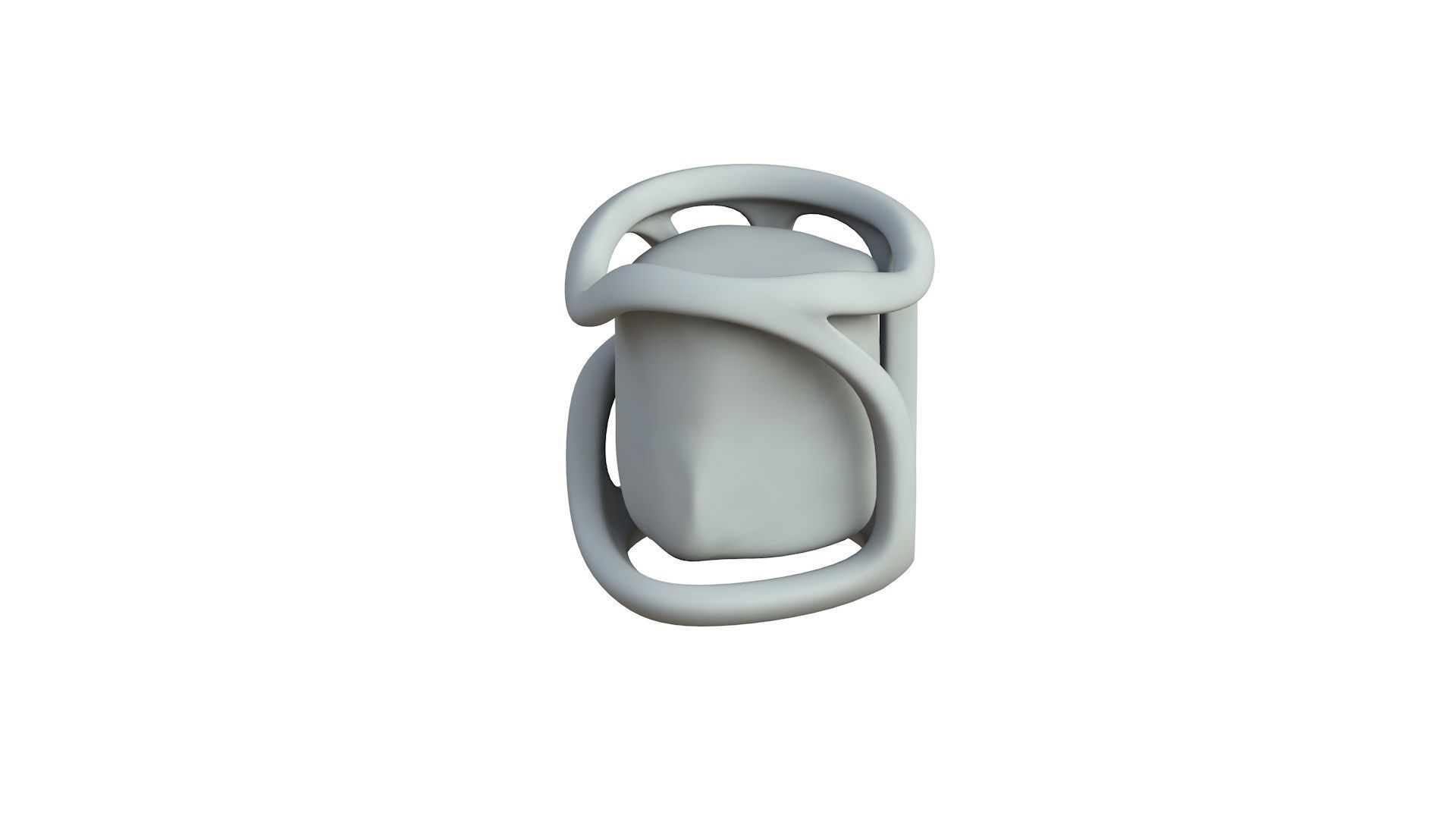 SciFi Shape Object Low Poly Low-poly 3D model_4