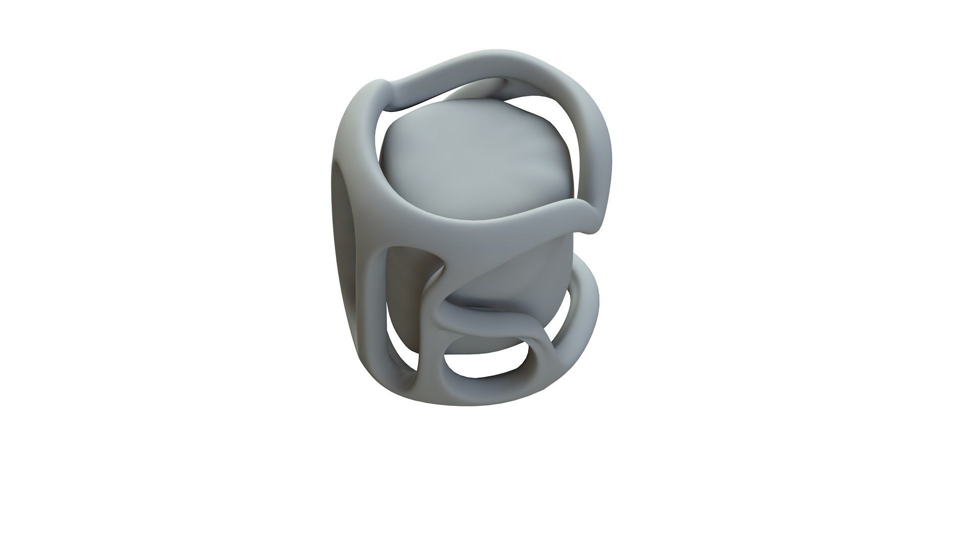 SciFi Shape Object Low Poly Low-poly 3D model_15