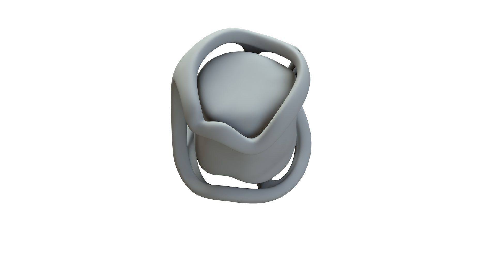 SciFi Shape Object Low Poly Low-poly 3D model_15