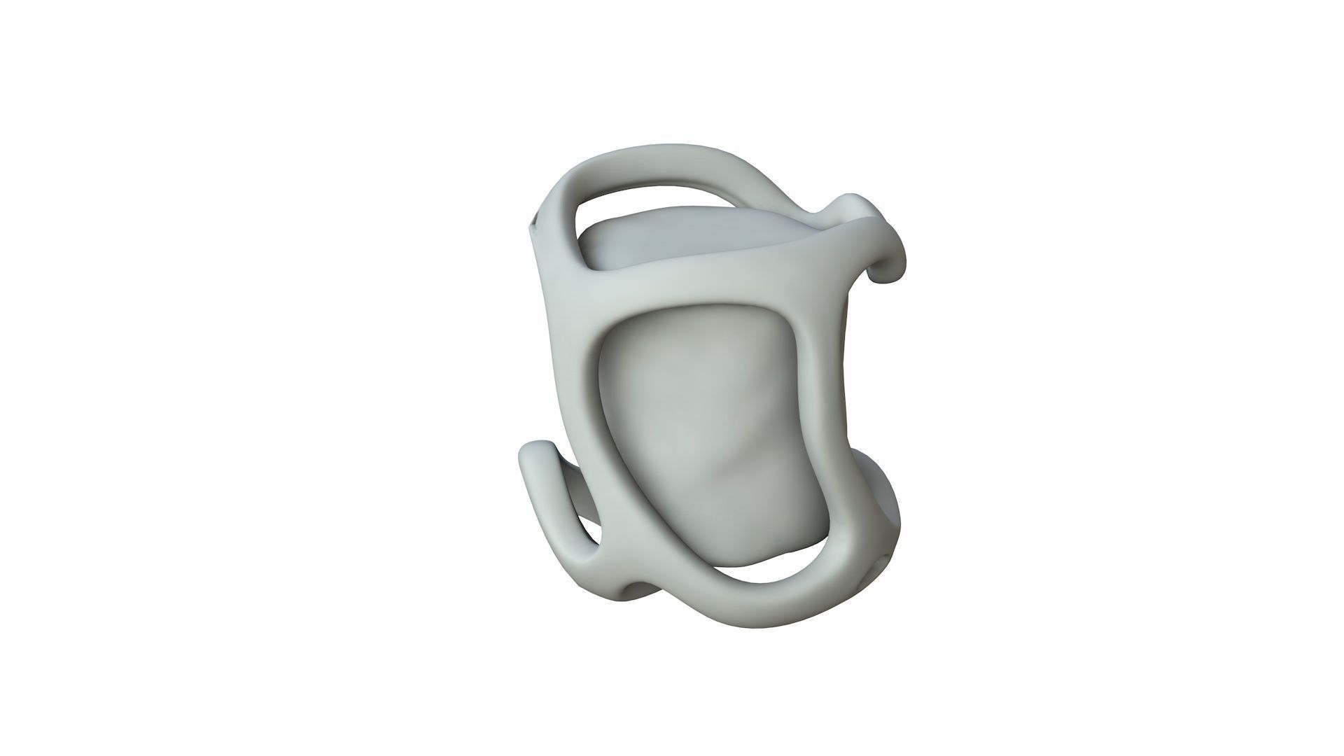 SciFi Shape Object Low Poly Low-poly 3D model_1