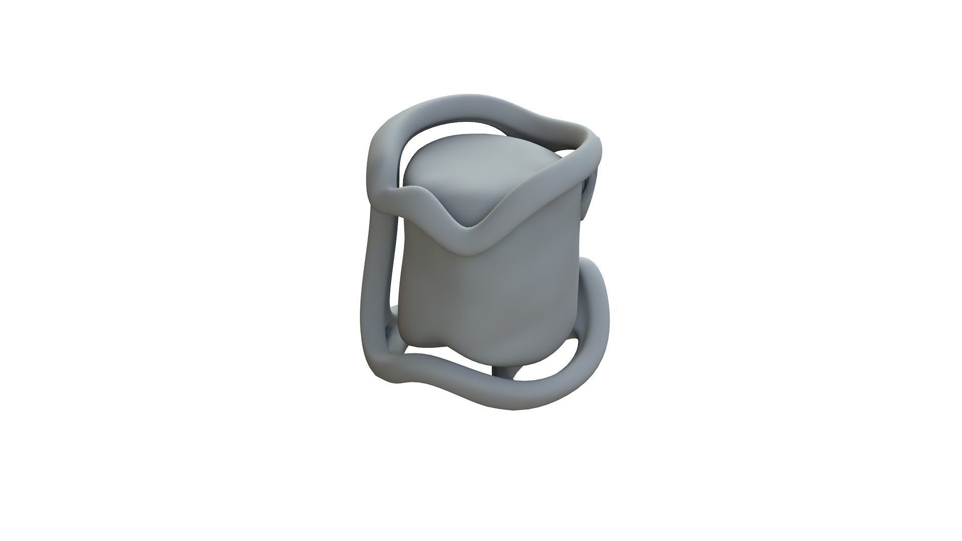SciFi Shape Object Low Poly Low-poly 3D model_11