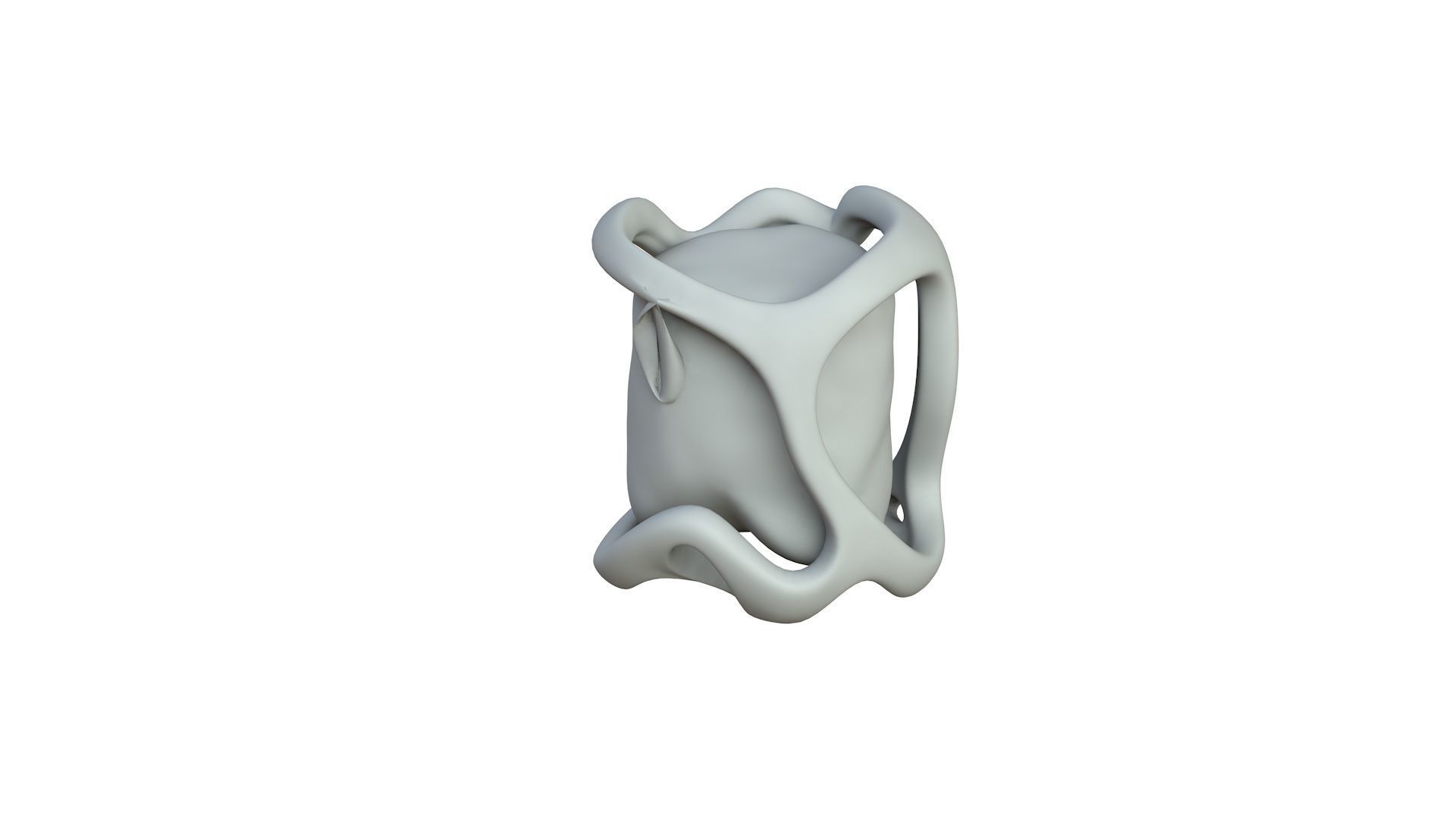 SciFi Shape Object Low Poly Low-poly 3D model_3
