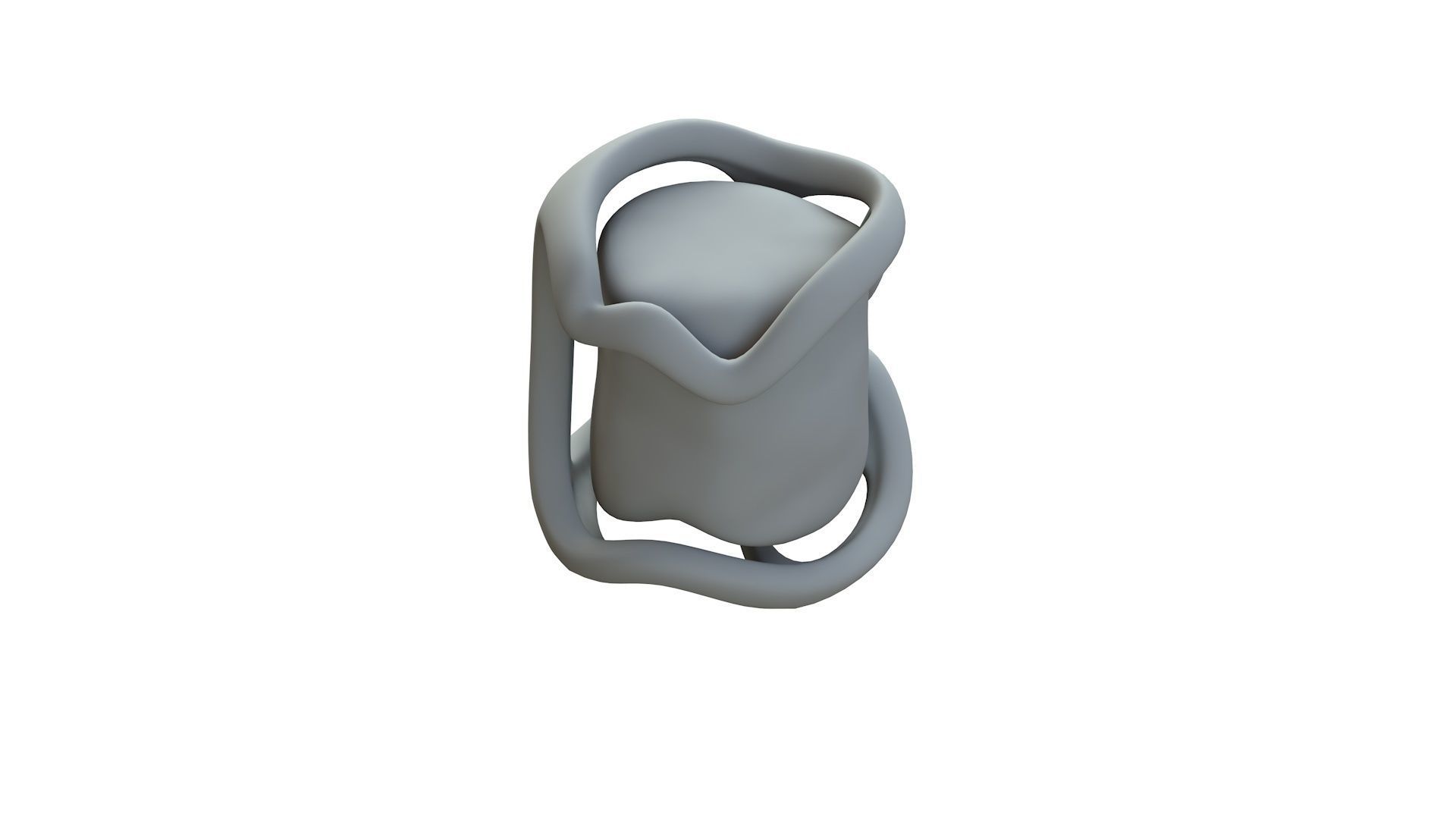 SciFi Shape Object Low Poly Low-poly 3D model_13