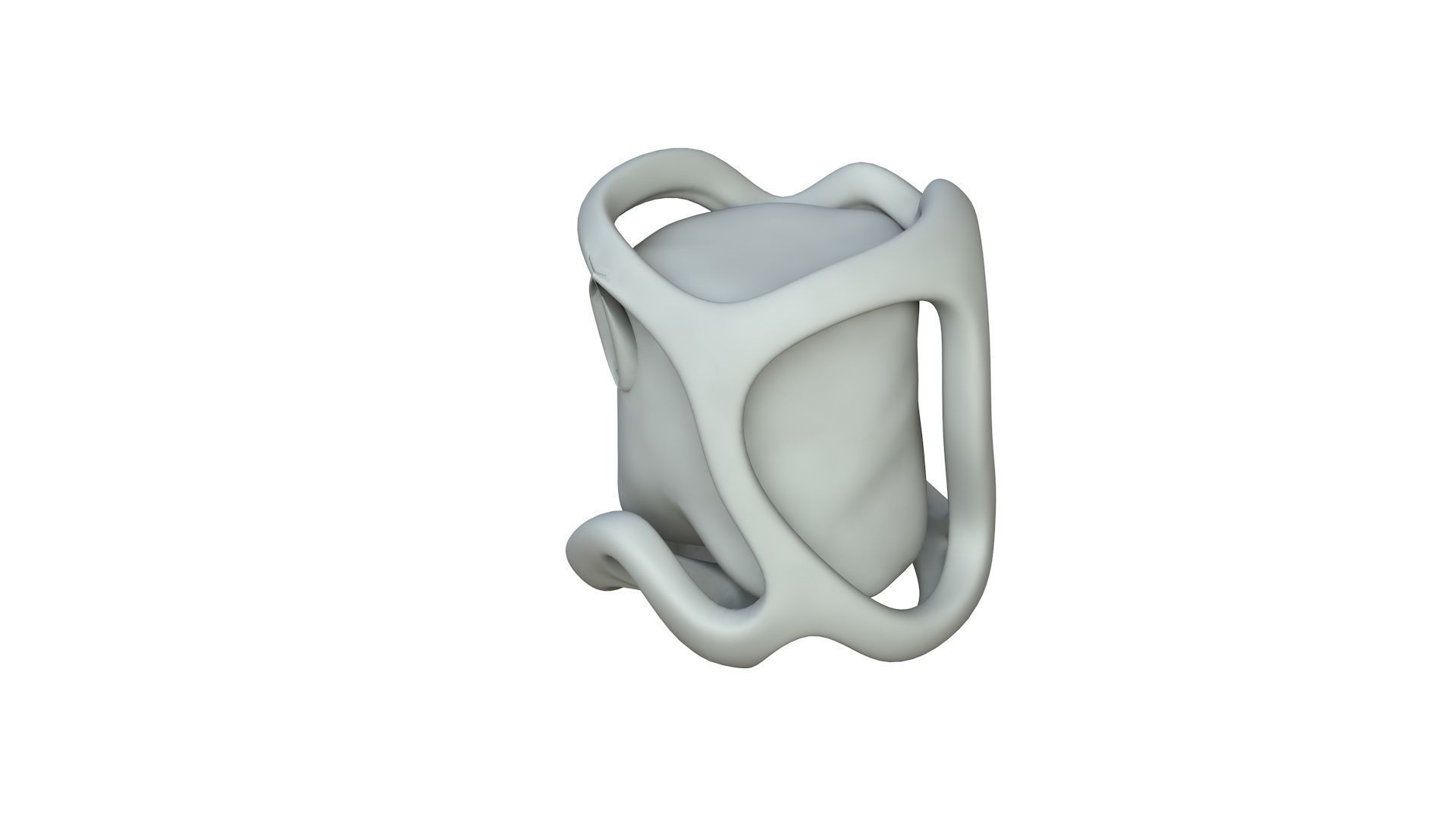 SciFi Shape Object Low Poly Low-poly 3D model_2