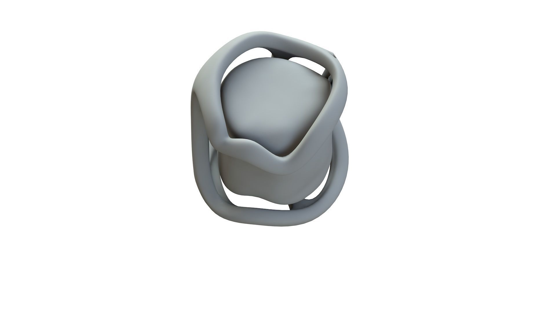 SciFi Shape Object Low Poly Low-poly 3D model_17