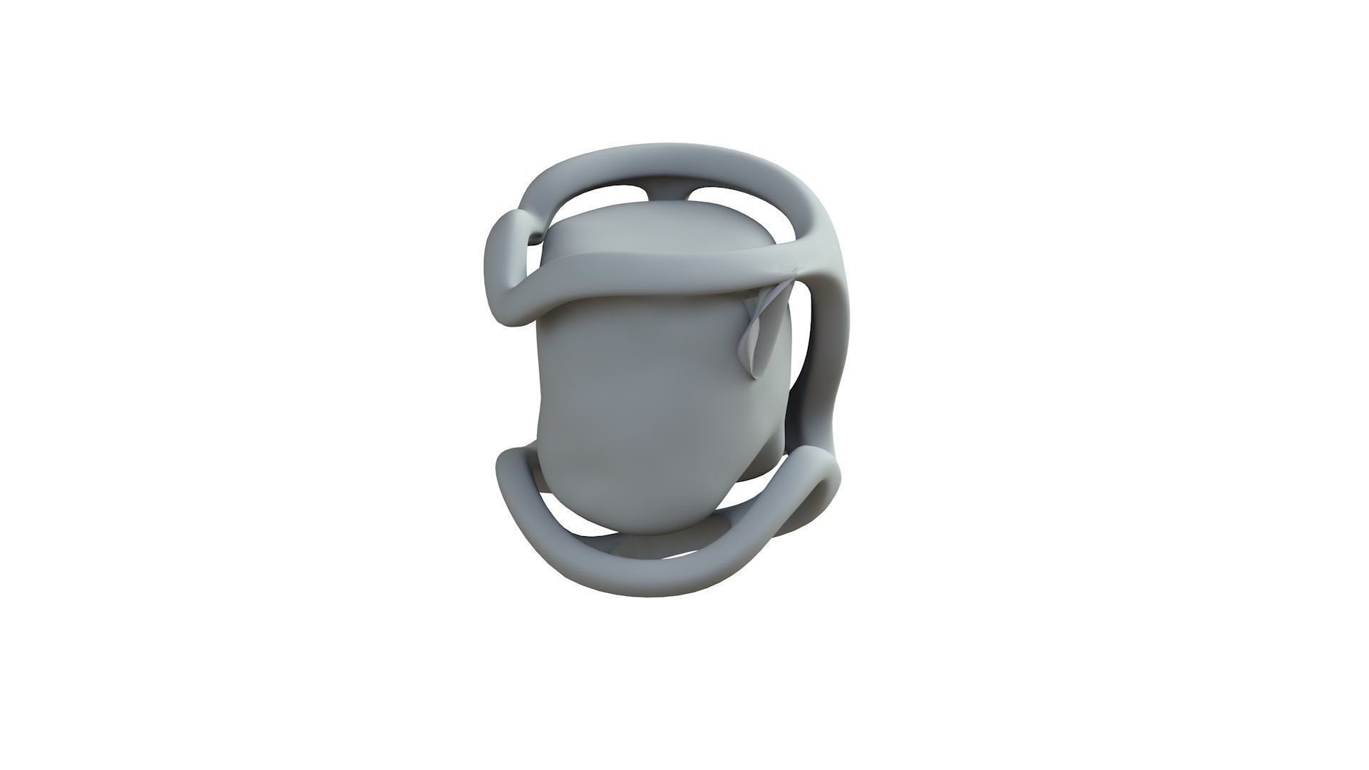 SciFi Shape Object Low Poly Low-poly 3D model_7