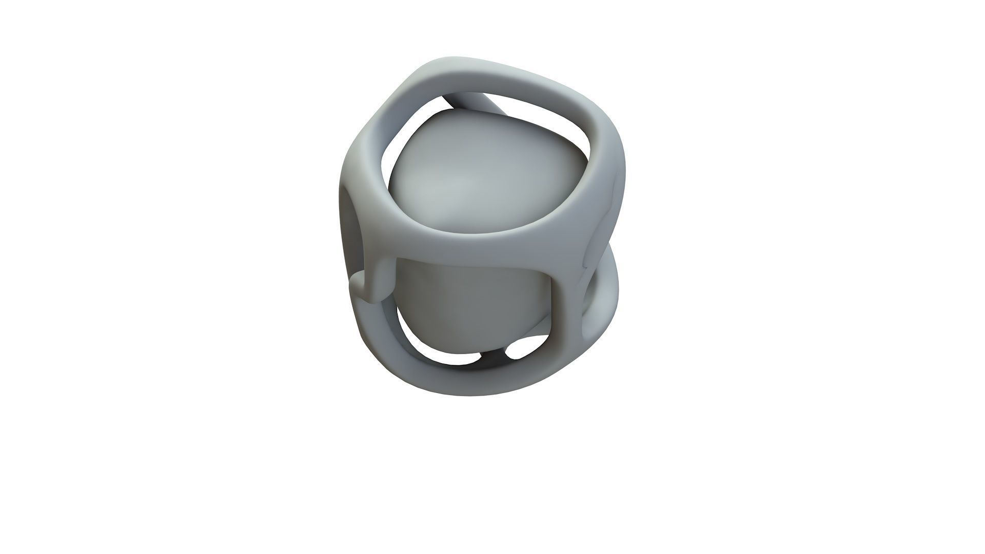 SciFi Shape Object Low Poly Low-poly 3D model_16