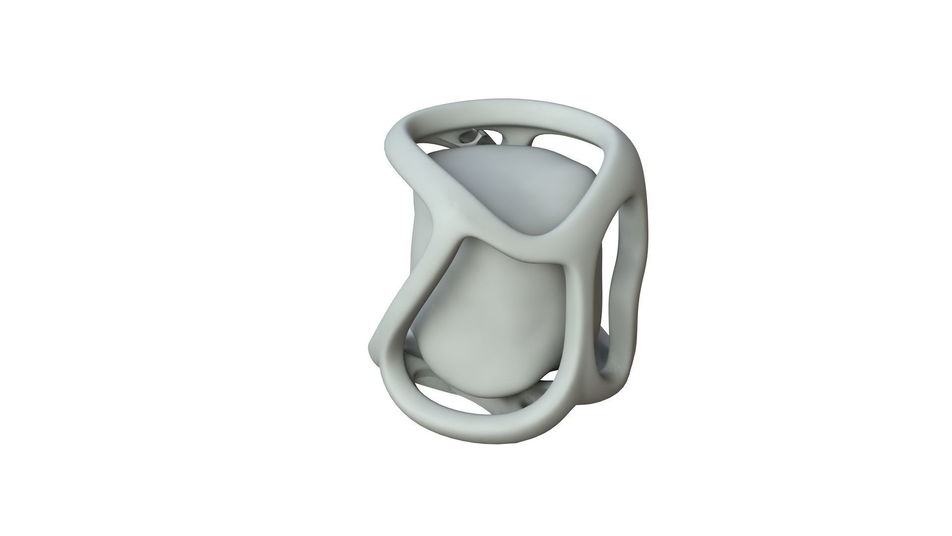 SciFi Shape Object Low Poly Low-poly 3D model_1